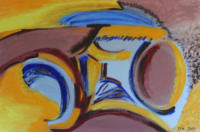 Contact 2004 By Drea The path ahead isn't always the easiest one to travel, but often the most important. http://dreajensengallery.artistwebsites.com/featured/contact-2004-drea-jensen.html