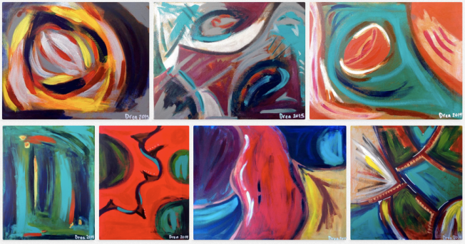 Paintings by Drea http://dreajensengallery.artistwebsites.com/index.html